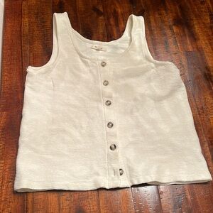Madewell Button down tank